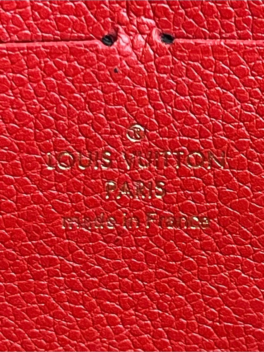 Louis Vuitton Cerise Monogram Empreinte Zippy Wallet With Dust Bag and Box
